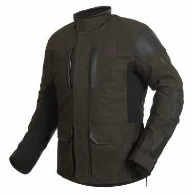 RUKKA MELFORT tekstylna kurtka motocyklowa z membraną Gore-Tex Brązowa