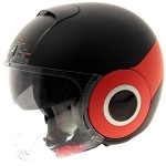SHARK NANO Boost Kask motocyklowy otwarty czarny XS SHARK NANO Boost Kask motocyklowy otwarty czarny XS