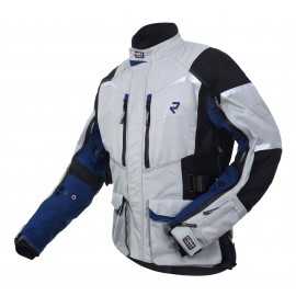 RUKKA RIMO-R PRO kurtka motocyklowa szaro niebieska + ochraniacze