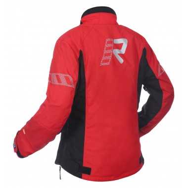 RUKKA START-R LADY Tekstylna kurtka motocyklowa z membraną Gore-Tex czerwono czarna
