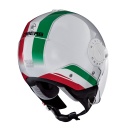 CABERG Riviera V3 Italia Kask otwarty biały/czerwony/zielony