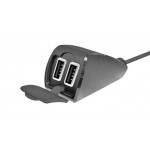 LAMPA USB-Fix Trek - ładowarka motocyklowa z dwoma portami USB montowana do kierownicy