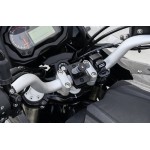 LAMPA Ładowarka motocyklowa na USB 12/24V z mocowaniem na kierownicy i na widelcu motocykla - szybkie ładowanie 2400 mA - 12/24V