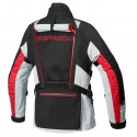 SPIDI tekstylna kurtka motocyklowa Allroad H2Out szaro/czerwona tył
