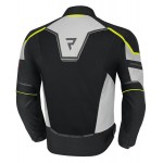 REBELHORN HIFLOW IV tekstylna kurtka motocyklowa czarno/szaro/żółta