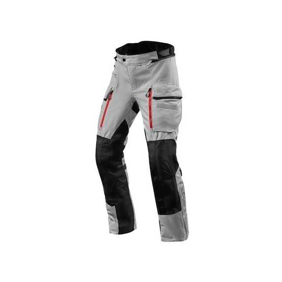 REV'IT tekstylne spodnie motocyklowe Sand 4 H2O srebrno czarne