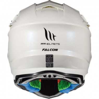 MT Falcon kask motocrossowy off road biały połysk