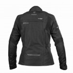 tekstylna kurtka motocyklowa seca jessica III czarna tył