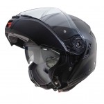CABERG Levo szczękowy kask motocyklowy czarny mat otwarty z blendą przeciwsłoneczną