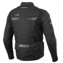 SECA X-Tour tekstylna kurtka motocyklowa czarna tył