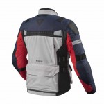 REV'IT Defender 3 GTX tekstylna kurtka motocyklowa czerwono/niebieska