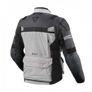 REV'IT Defender 3 GTX tekstylna kurtka motocyklowa srebrno-antracytowa