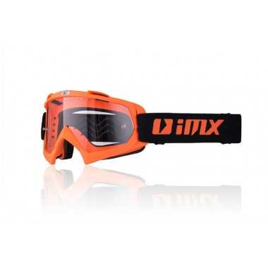 IMX Racing Mud Orange Matt pomarańczowe z Szybą Clear