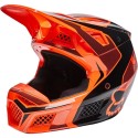 FOX V-3 V3 Rs Mirer kask motocyklowy offroad pomarańczowy