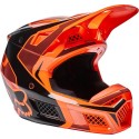 FOX V-3 V3 Rs Mirer kask motocyklowy offroad pomarańczowy off-road enduro cross motocross żużel