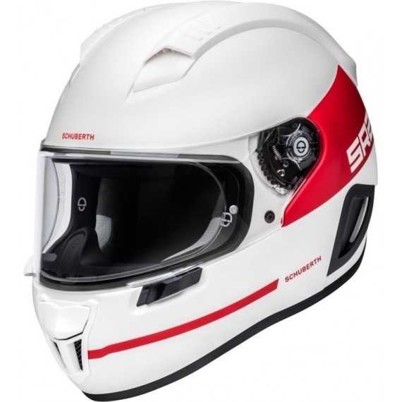 SCHUBERTH SR2 Horizon Red integralny Kask motocyklowy biało czerwony