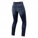 ciemno niebieskie motocyklowe spodnie jeansowe dżins marley ladies