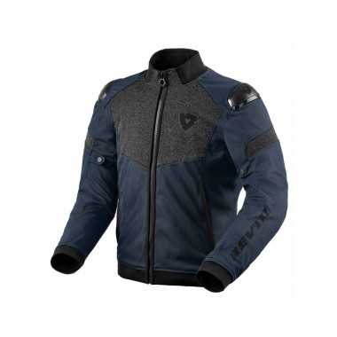 REV'IT Jacket Action H2O tekstylna kurtka motocyklowa czarno granatowa