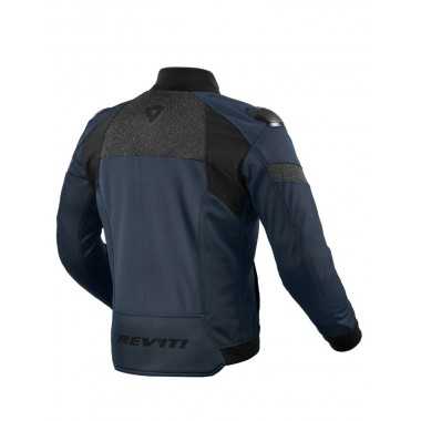 REV'IT Jacket Action H2O tekstylna kurtka motocyklowa czarno granatowa