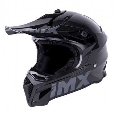 IMX FMX-02 offroadowy kask motocyklowy czarny połysk