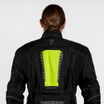 tekstylna kurtka motocyklowa rebelhorn hiker III otwierany tył wentylacja na plecach