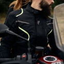 REBELHORN HIKER III tekstylna kurtka motocyklowa czarna przód