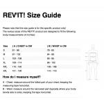 REV'IT Action H2O tekstylna kurtka motocyklowa czarna tabela rozmiarów