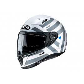 HJC I70 Watu integralny kask motocyklowy srebrno biały