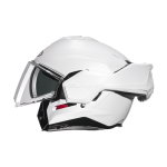 HJC i100 Pearl White szczękowy kask motocyklowy z podwójną homologacją