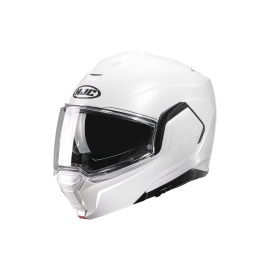 HJC i100 Pearl White systemowy kask motocyklowy perłowy biały
