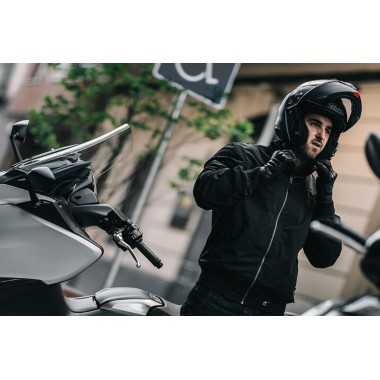HJC i90 Metal Black szczękowy kask motocyklowy czarny połysk metaliczny