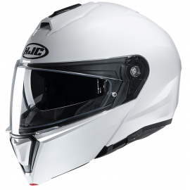 HJC i90 Pearl White szczękowy kask motocyklowy biały połysk