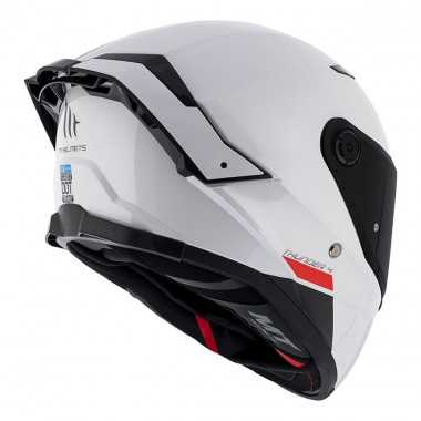 MT Thunder 4 SV kask motocyklowy z blendą biały połysk