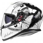 MT KASK INTEGRALNY motocyklowy THUNDER 3 SV VLINDER Z BLENDĄ KOLOR CZARNY/BIAŁY POŁYSK