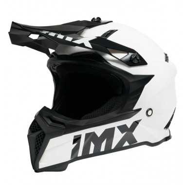 IMX FMX-02 offroadowy kask motocyklowy biało czarny