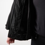 REBELHORN FLUX tekstylna kurtka czarna