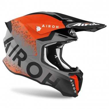 Airoh Twist 2.0 Bit BI32 offroadowy kask motocyklowy pomarańczowy mat quad enduro