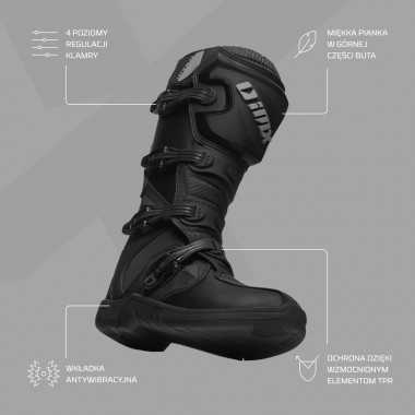 IMX X-TWO wysokie buty motocyklowe do motocrossu