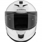 SCHUBERTH S3 SPORT GLOSSY WHITE integralny kask motocyklowy biały połysk front