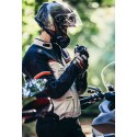 REV'IT Outback 3 kurtka motocyklowa czarna z srebrnymi elementami