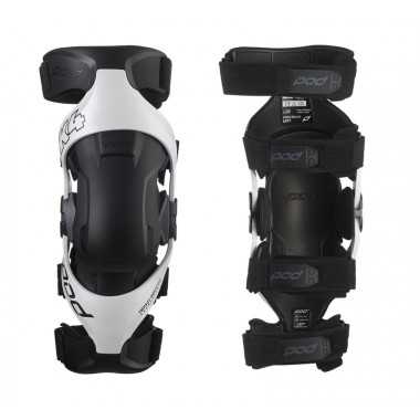 POD K4 2.0 ortezy motocyklowe ochraniacze na kolana czarno białe XL/2XL
