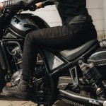 REBELHORN ASH Lady jeansowe spodnie motocyklowe czarne
