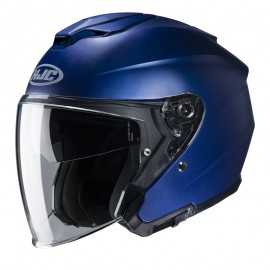 HJC i30 Semi Flat Metallic Blue otwarty kask motocyklowy metaliczny niebieski