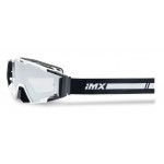 IMX Sand White Gloss Gogle motocyklowe z Szybą Silver Iridium + Clear (2 Szyby W Zestawie)