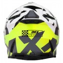 IMX FMX-02 offroadowy kask motocyklowy czarno żółto niebiesko czerwony