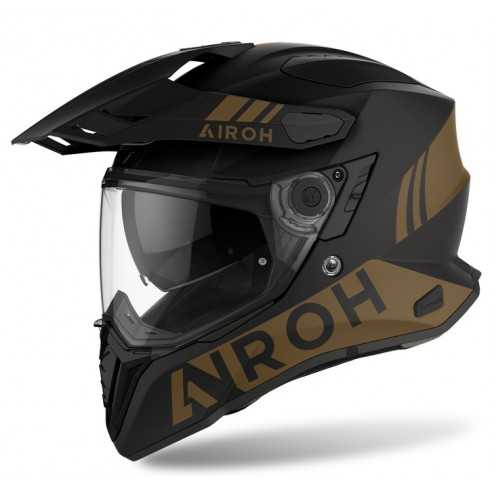 AIROH Commander Gold integralny kask motocyklowy złoty mat