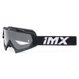 IMX Mud Black Gloss gogle motocyklowe czarne szyba clear (1 Szyba W Zestawie)