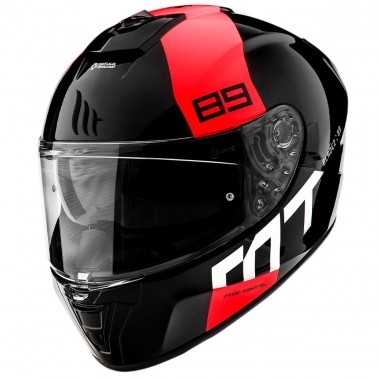 MT Helmets BLADE 2 SV 89 B5 integralny kask motocyklowy czarno czerwony