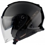 MT Helmets Thunder 3 Jet otwarty kask motocyklowy czarny połysk