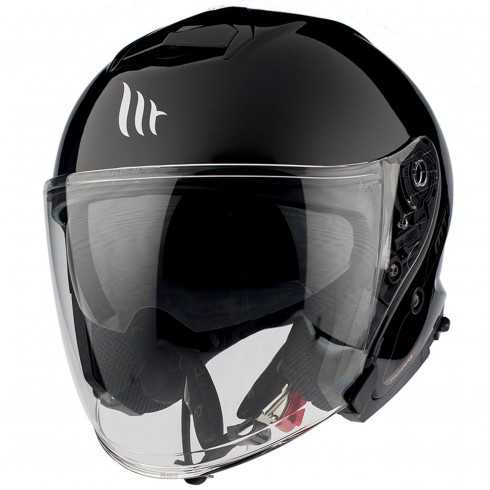MT Helmets Thunder 3 Jet otwarty kask motocyklowy czarny połysk MT Helmets Thunder 3 Jet otwarty kask motocyklowy czarny połysk